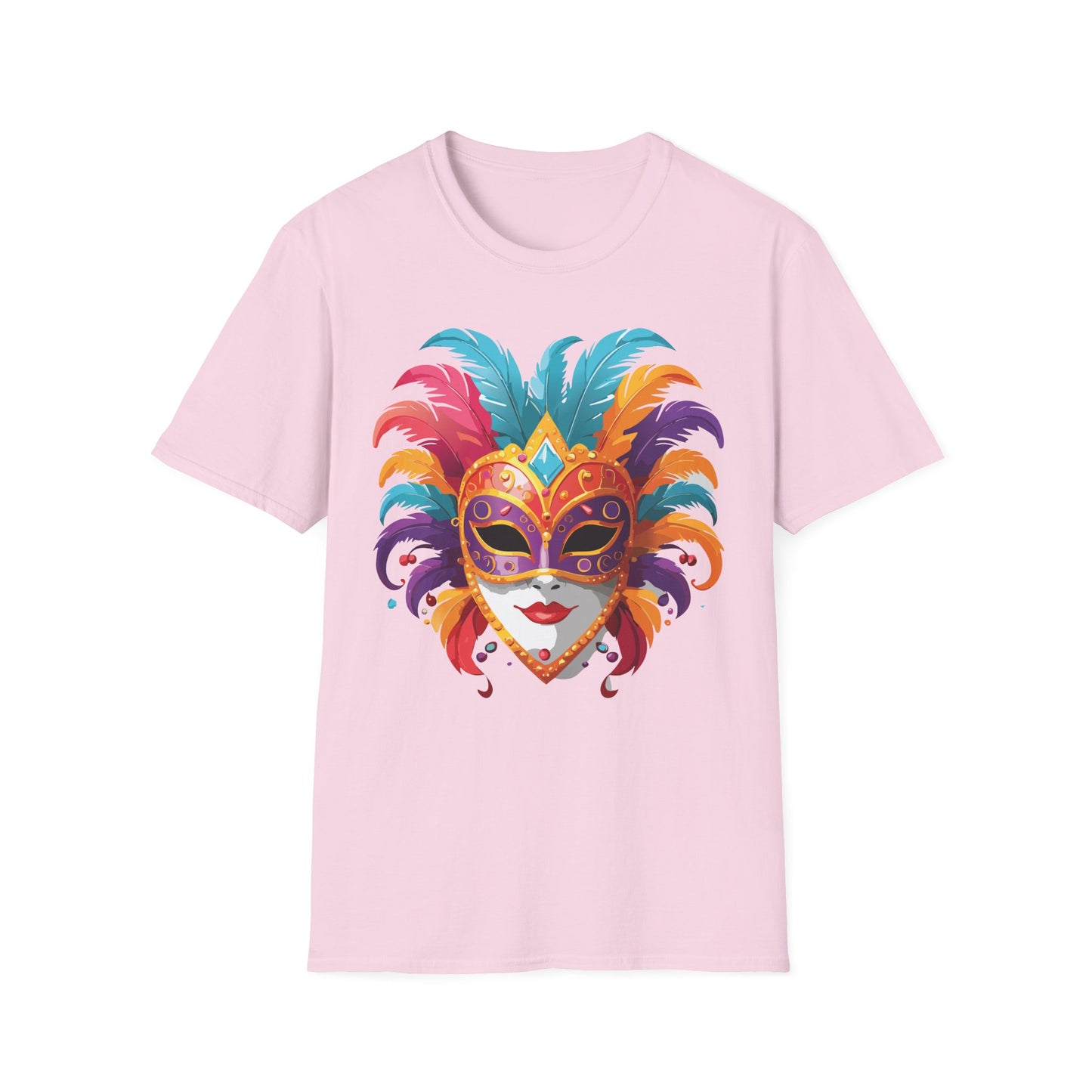Mask Tee Shirt, Mask Shirt, Shirt with Mask, Masquerade Tees