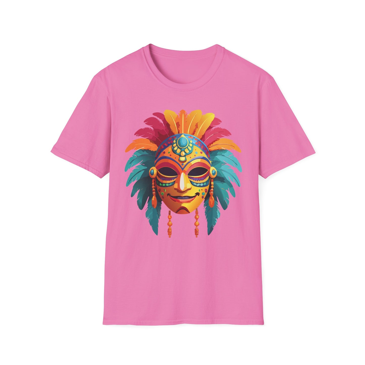 Mask Tee Shirt, Mask Shirt, Shirt with Mask, Masquerade Tees