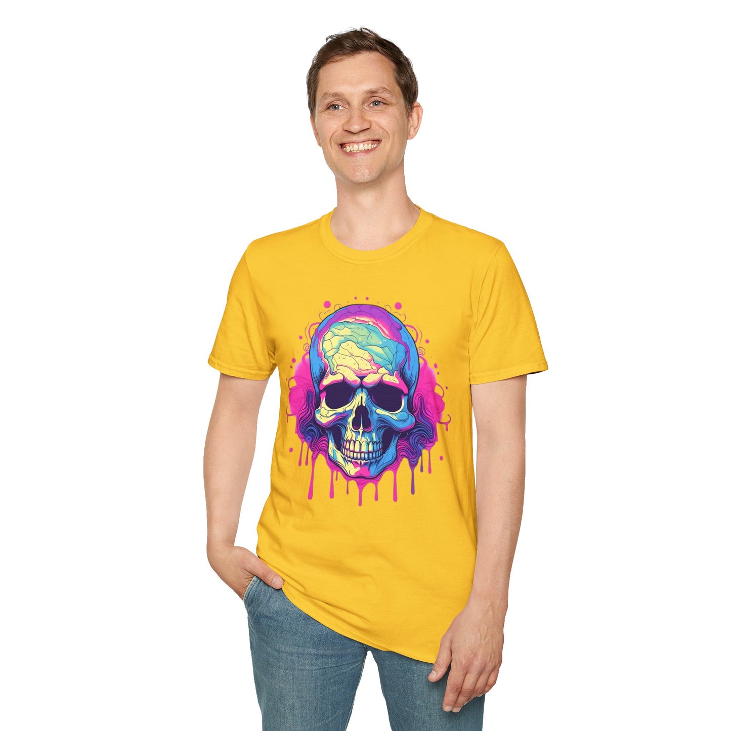 Skull Tee Shirt, Skeleton Shirt, Shirt with Skull, Shirt with Skeleton