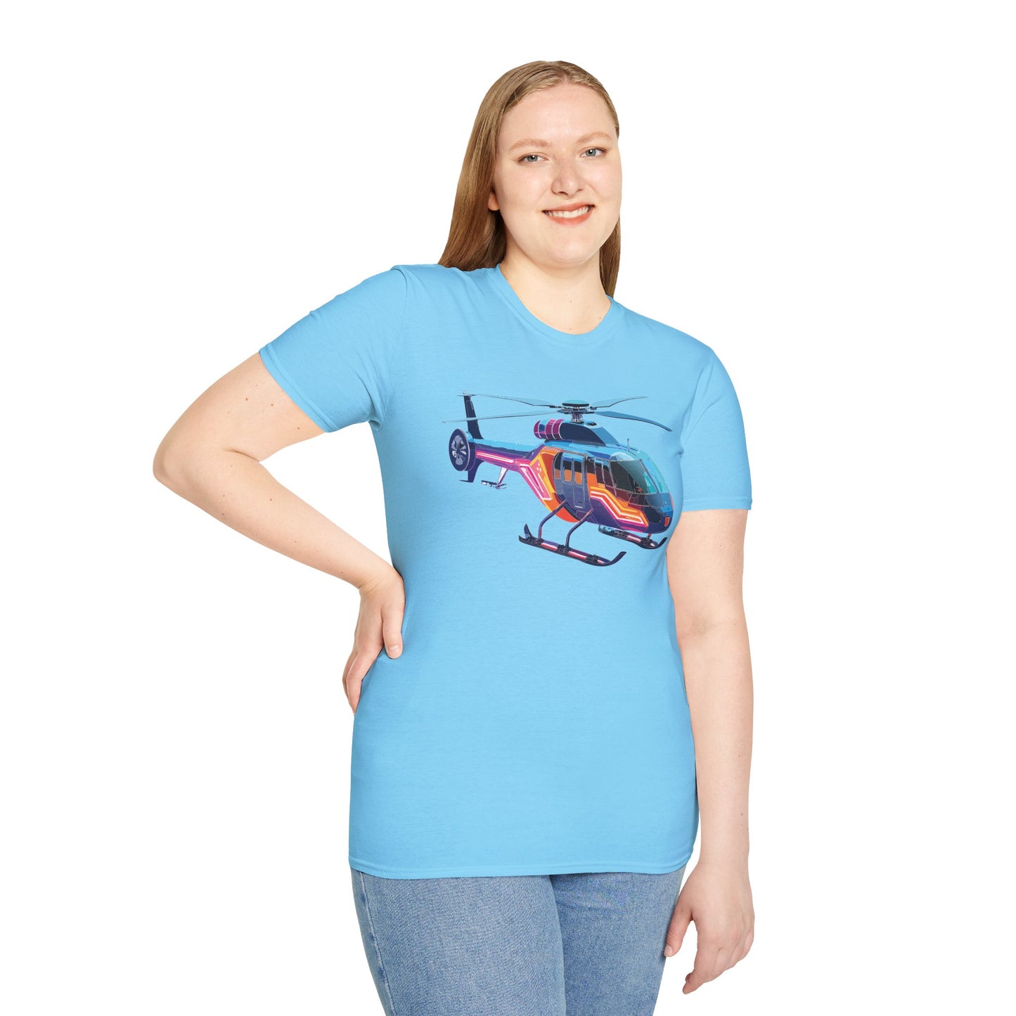 Chopper Shirt, Helicopter Shirt, Shirt with Helicopter, T Shirt with Chopper