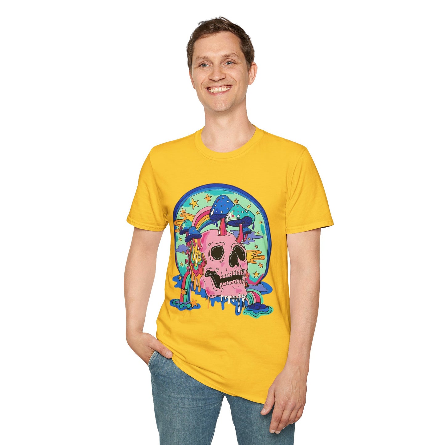 Skull Tee Shirt, Skeleton Shirt, Shirt with Skull, Shirt with Skeleton