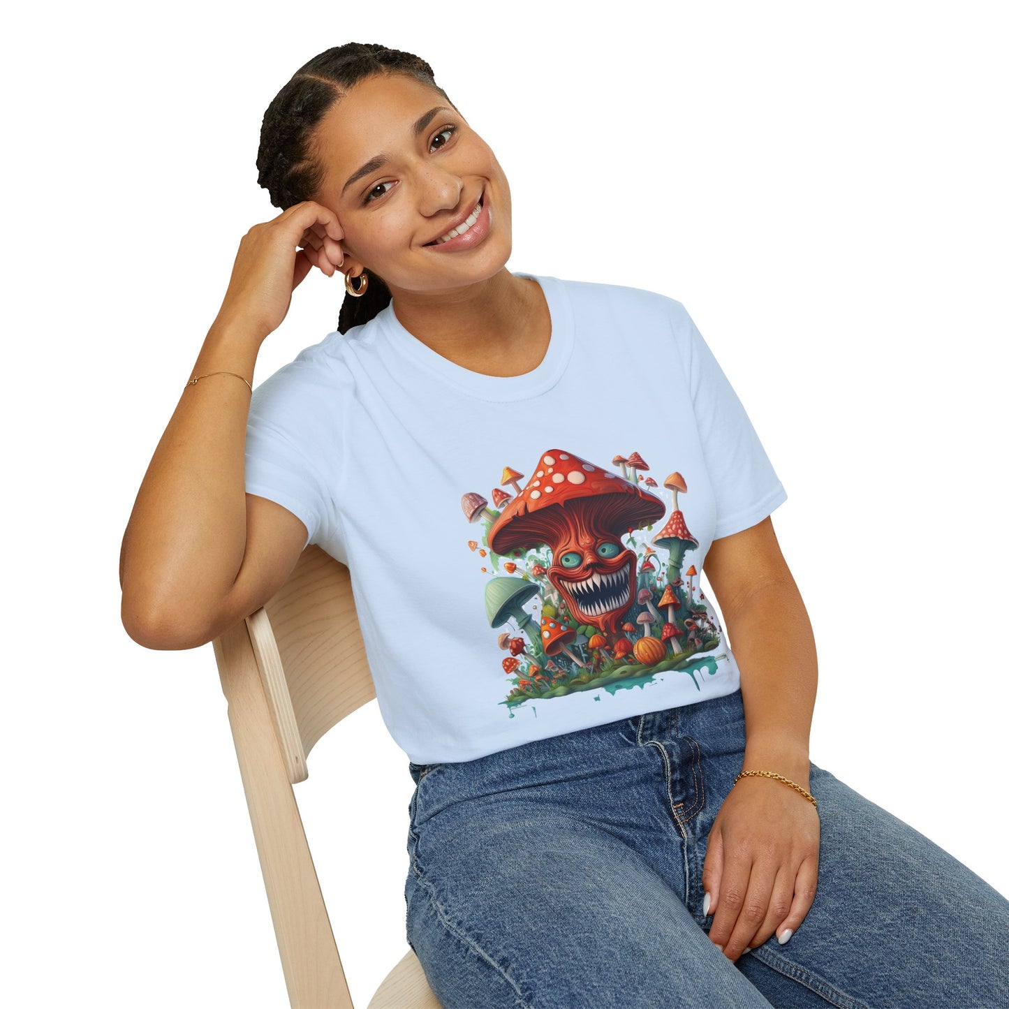 Mashroom Tee Shirt, Mashroom Shirt, Shirt with Funny Mashroom, Shirt with Fungus
