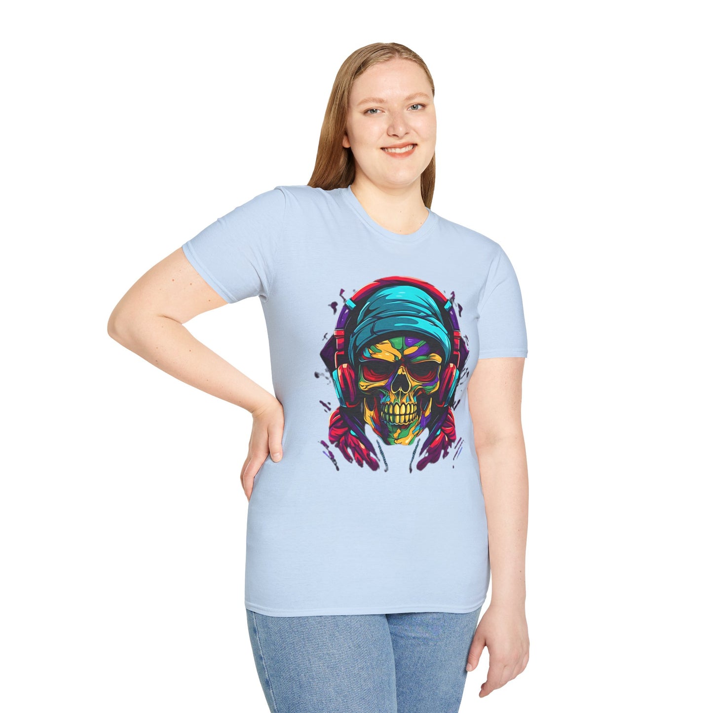 Skull Tee Shirt, Skeleton Shirt, Shirt with Skull, Shirt with Skeleton