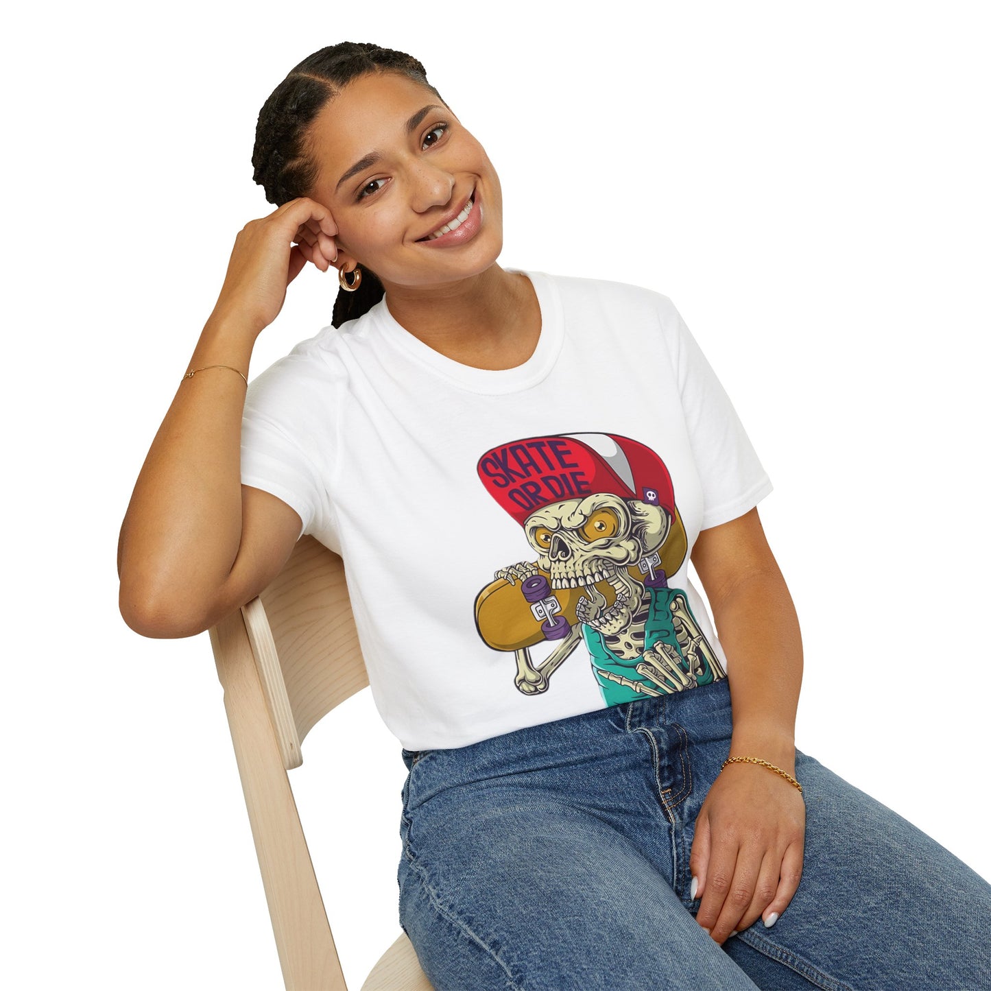 Skull Tee Shirt, Skeleton Shirt, Shirt with Skull, Shirt with Skeleton