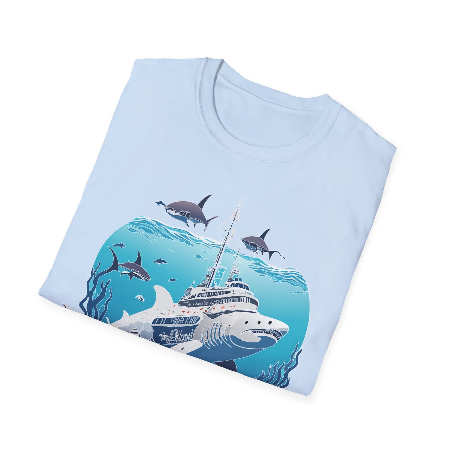 Ocean Tee Shirt, Ocean Shirt, Shirt with Ocean, U boat Tees, Shirt with U-Boat