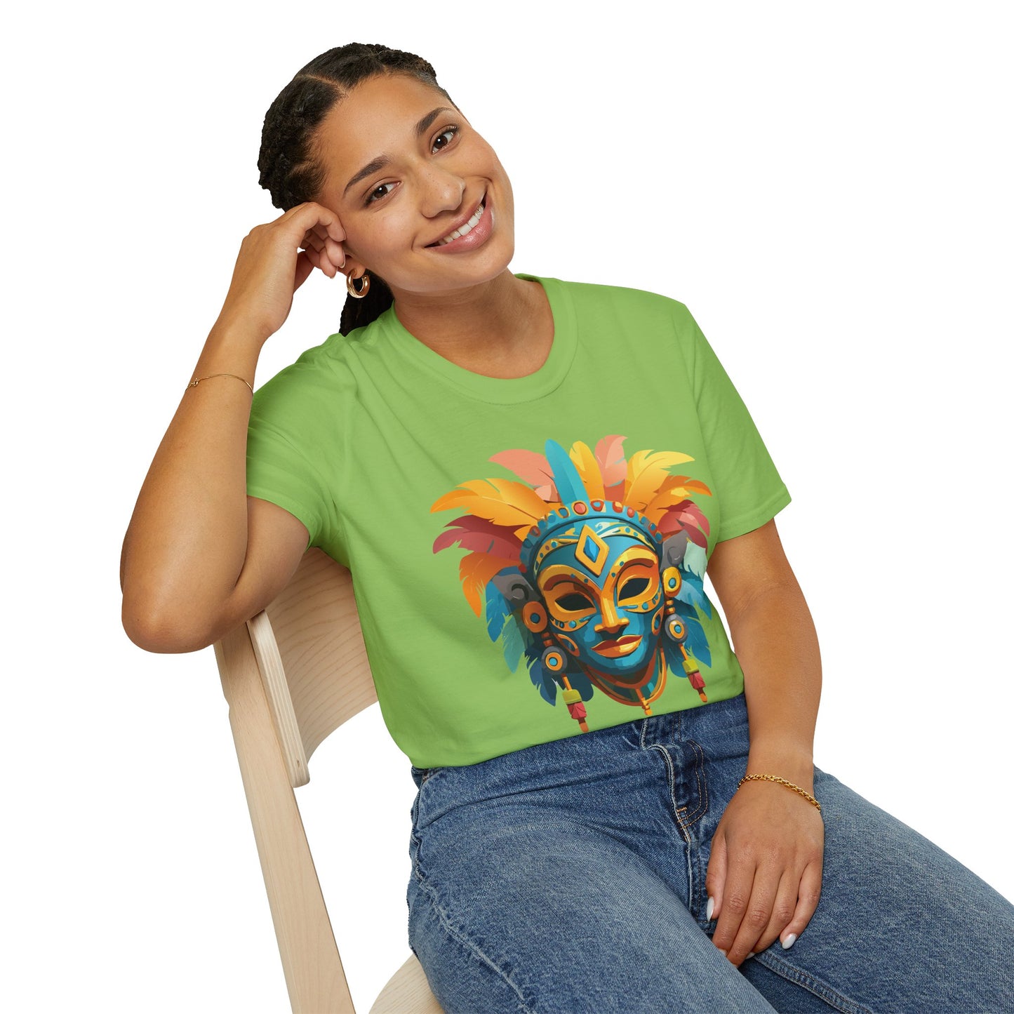 Mask Tee Shirt, Mask Shirt, Shirt with Mask, Masquerade Tees