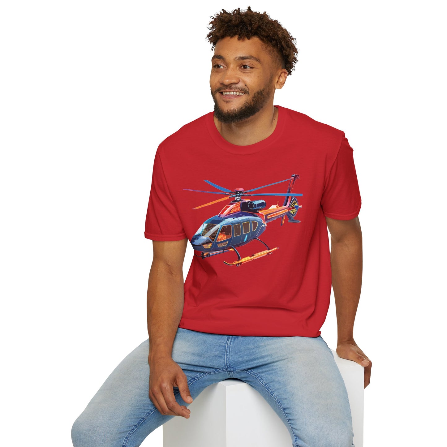 Chopper Shirt, Helicopter Shirt, Shirt with Helicopter, T Shirt with Chopper