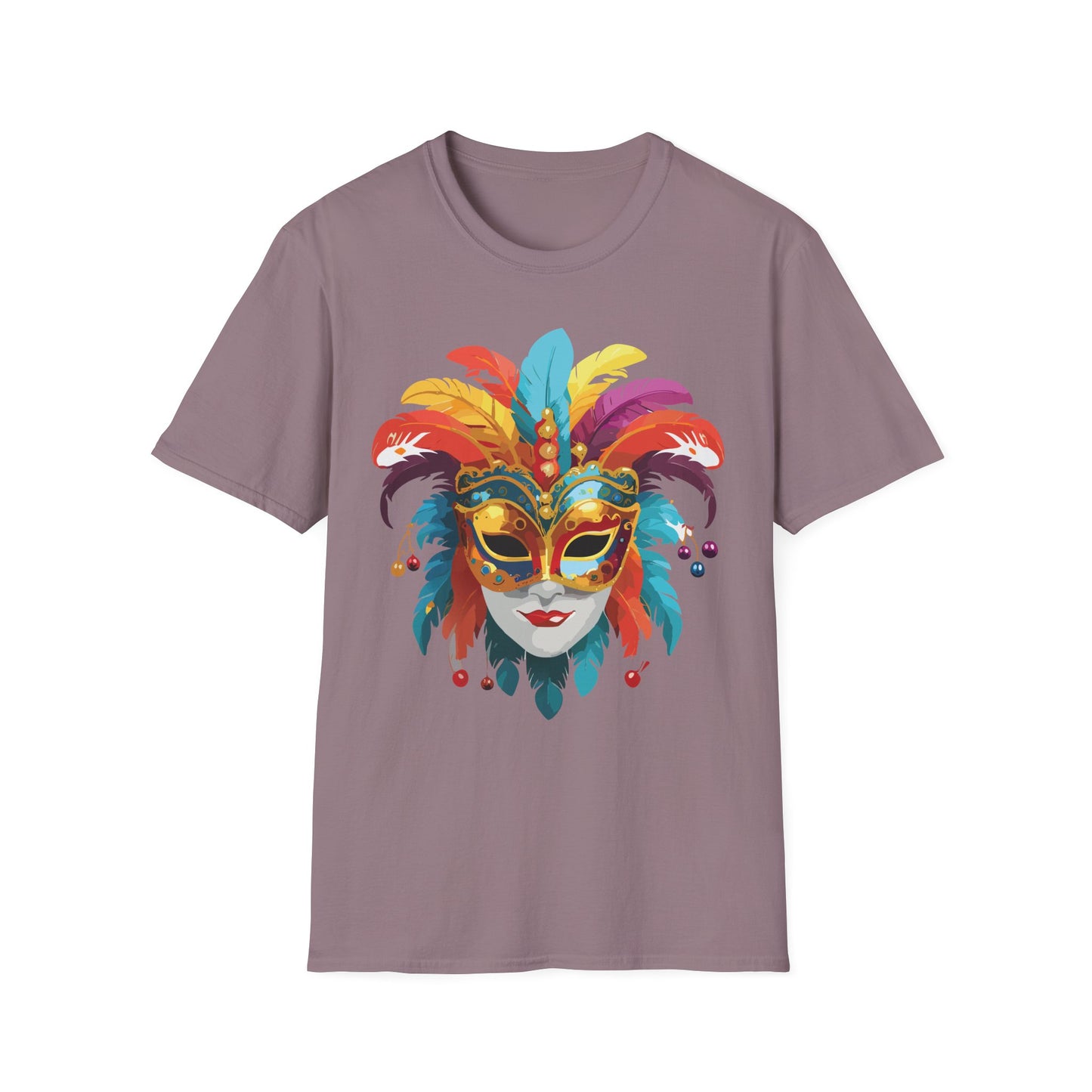 Mask Tee Shirt, Mask Shirt, Shirt with Mask, Masquerade Tees