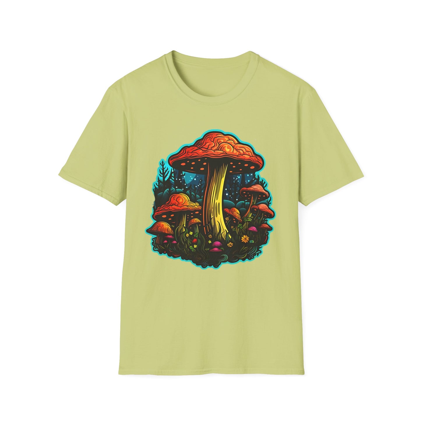 Mashroom Tee Shirt, Mashroom Shirt, Shirt with Funny Mashroom, Shirt with Fungus