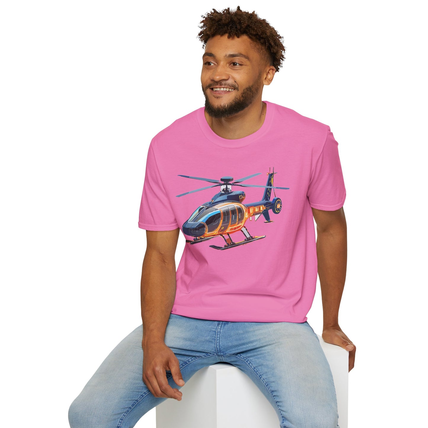 Chopper Shirt, Helicopter Shirt, Shirt with Helicopter, T Shirt with Chopper
