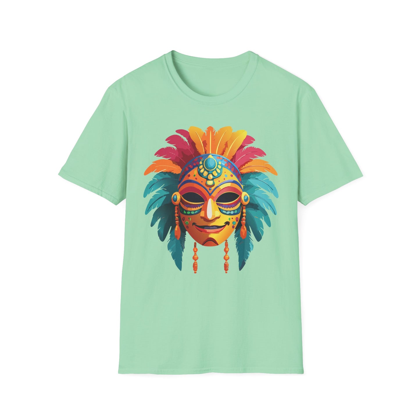 Mask Tee Shirt, Mask Shirt, Shirt with Mask, Masquerade Tees
