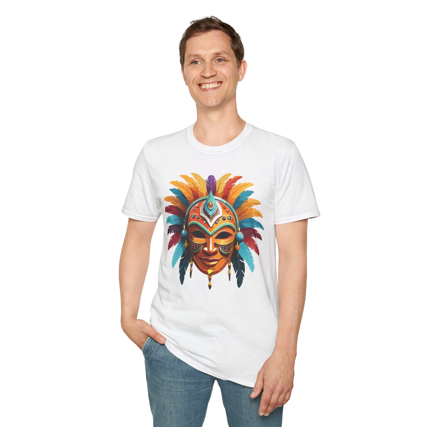 Mask Tee Shirt, Mask Shirt, Shirt with Mask, Masquerade Tees
