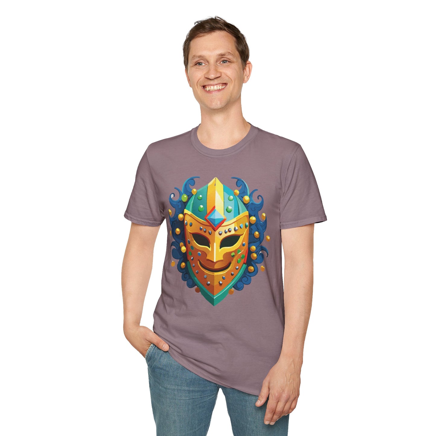 Mask Tee Shirt, Mask Shirt, Shirt with Mask, Masquerade Tees