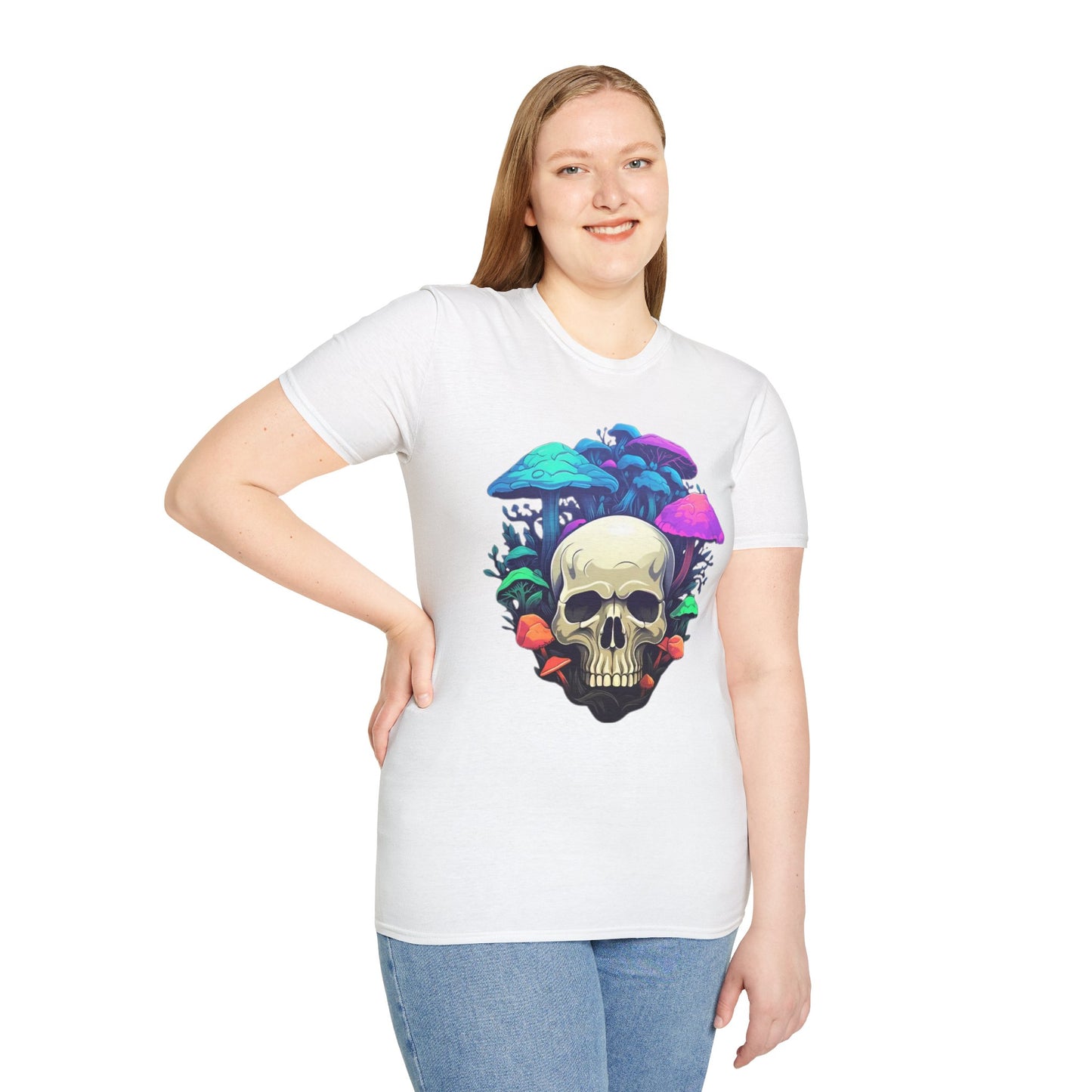 Skull Tee Shirt, Skeleton Shirt, Shirt with Skull, Shirt with Skeleton