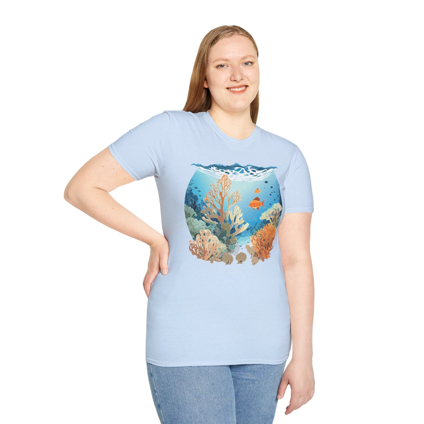 Ocean Tee Shirt, Ocean Shirt, Shirt with Ocean, U boat Tees, Shirt with U-Boat