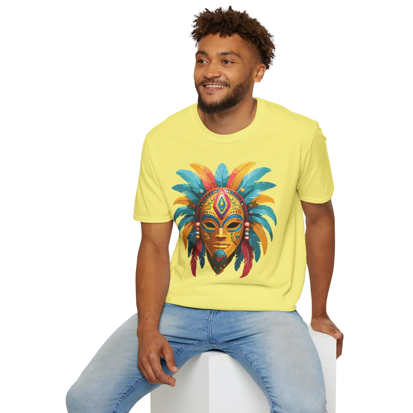 Mask Tee Shirt, Mask Shirt, Shirt with Mask, Masquerade Tees