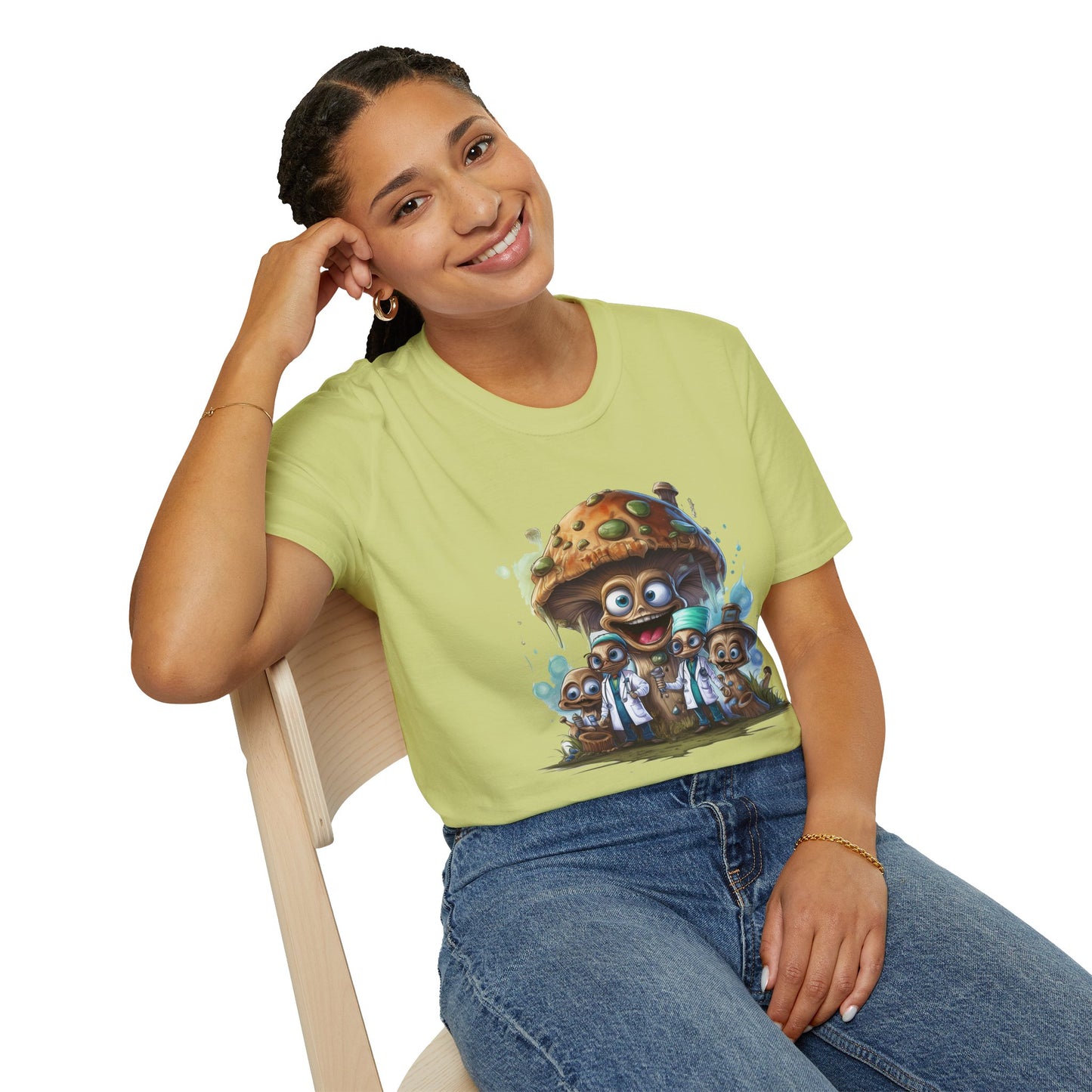 Mashroom Tee Shirt, Mashroom Shirt, Shirt with Funny Mashroom, Shirt with Fungus