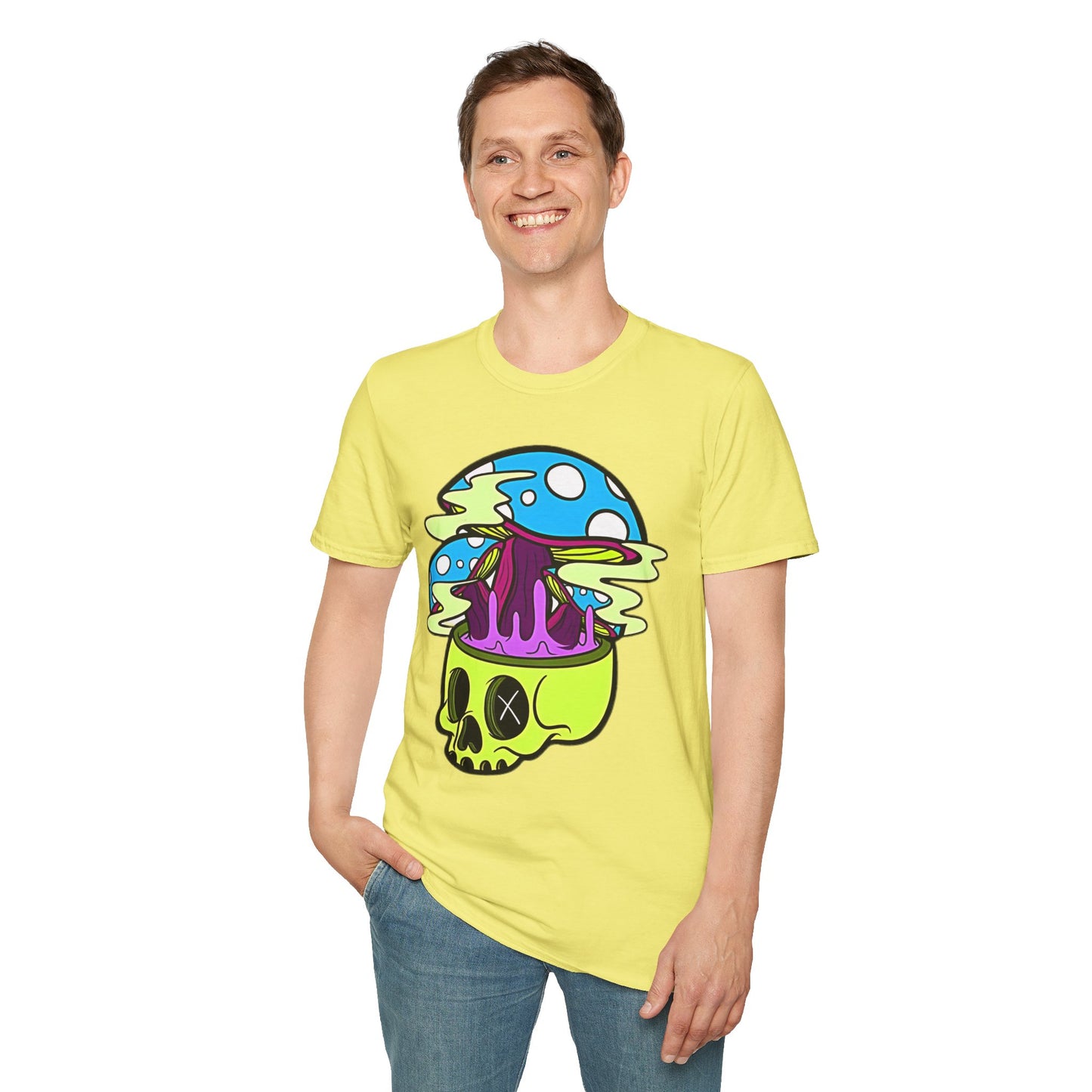 Skull Tee Shirt, Skeleton Shirt, Shirt with Skull, Shirt with Skeleton