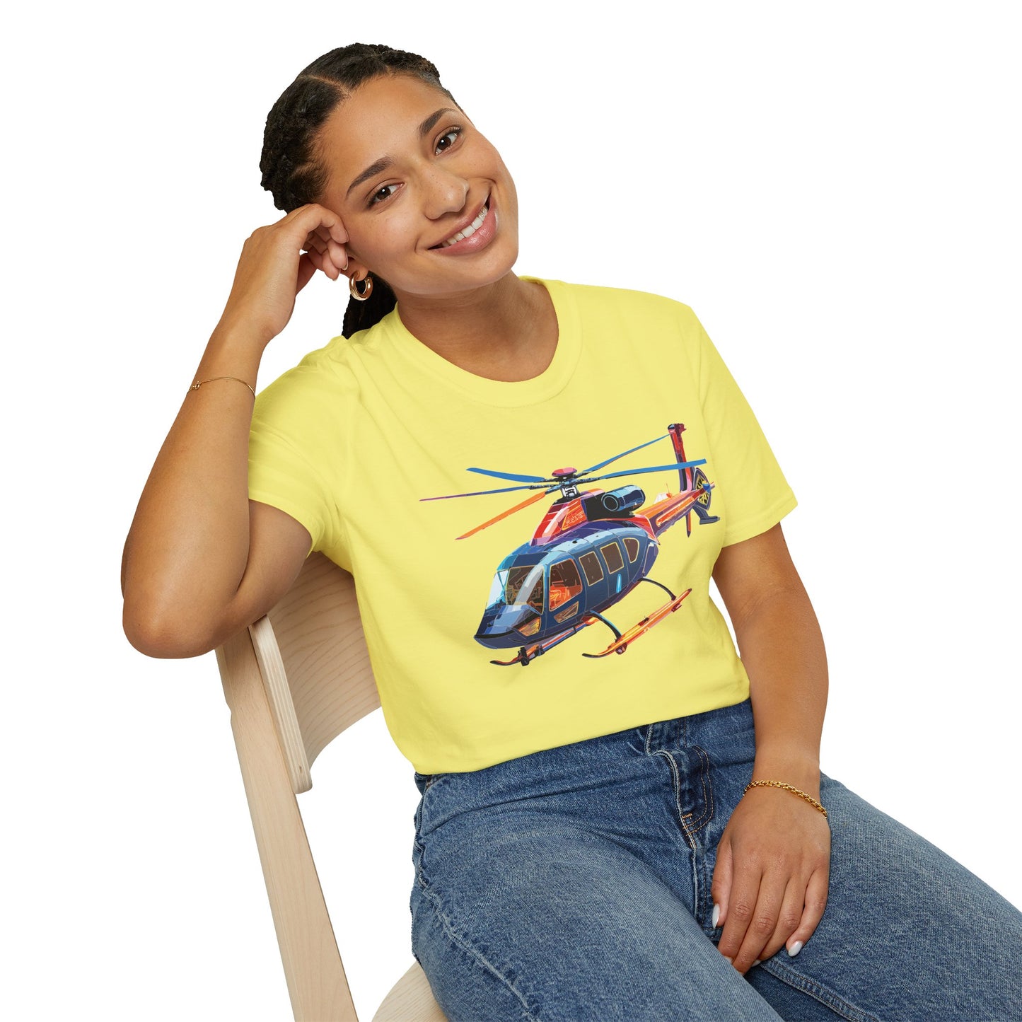 Chopper Shirt, Helicopter Shirt, Shirt with Helicopter, T Shirt with Chopper