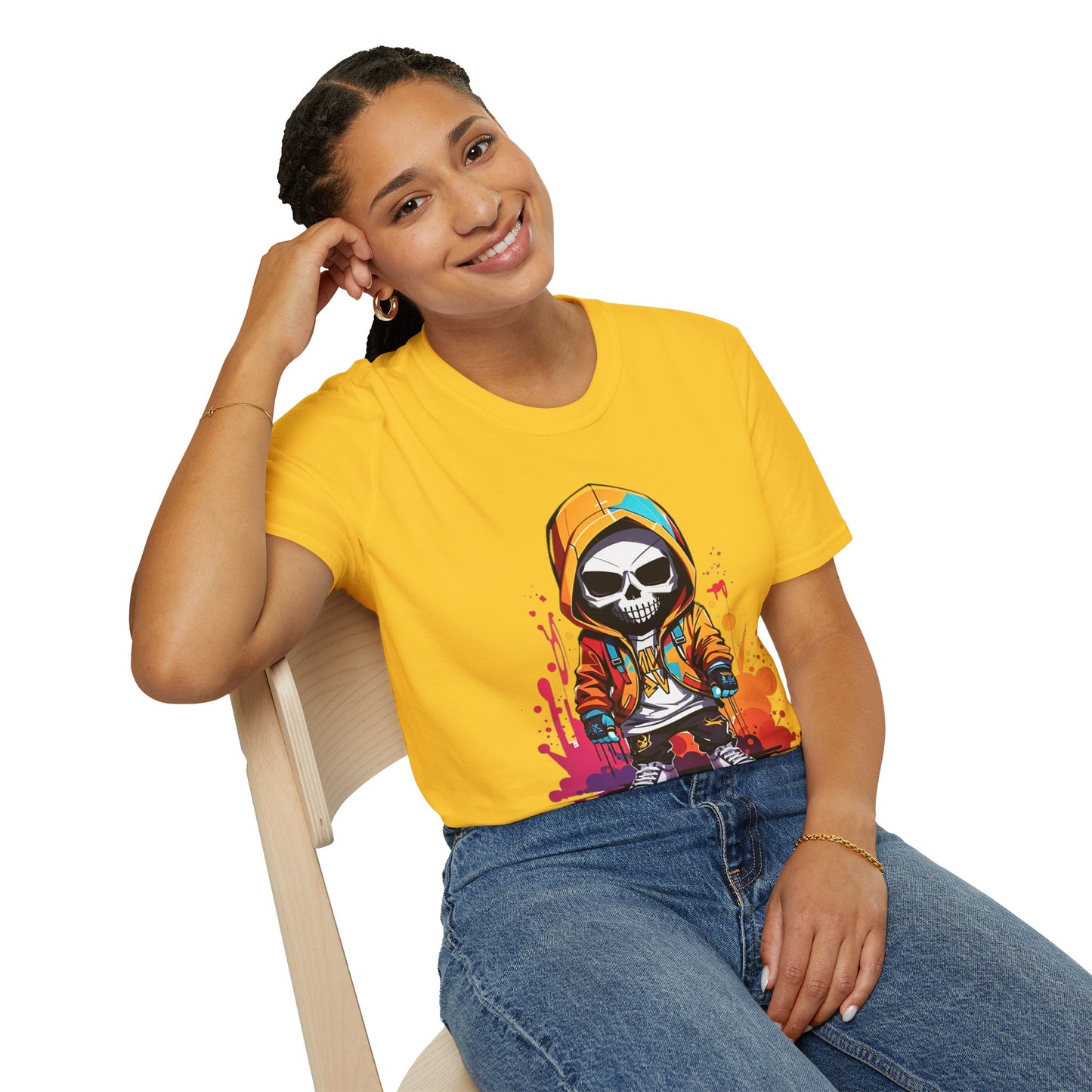 Skull Tee Shirt, Skeleton Shirt, Shirt with Skull, Shirt with Skeleton