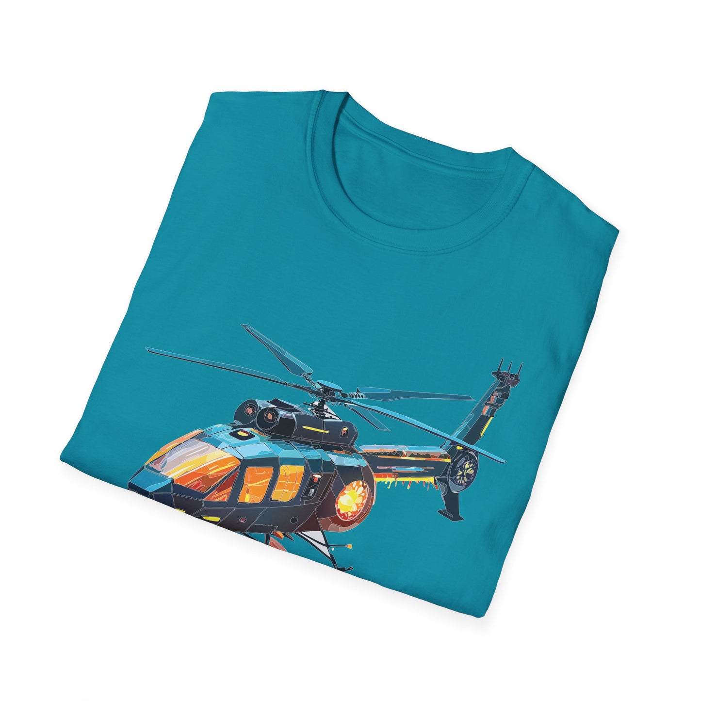 Chopper Shirt, Helicopter Shirt, Shirt with Helicopter, T Shirt with Chopper