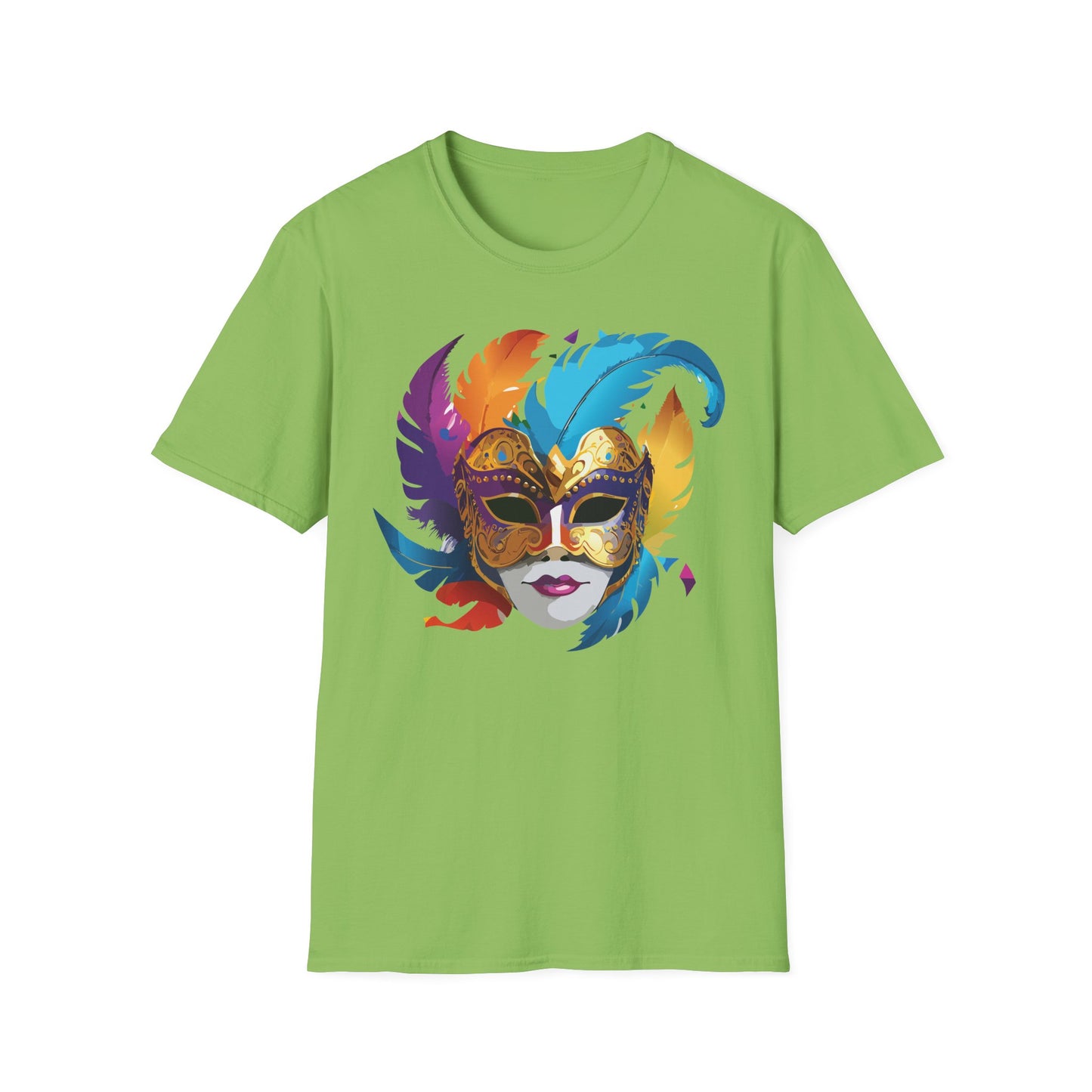 Mask Tee Shirt, Mask Shirt, Shirt with Mask, Masquerade Tees