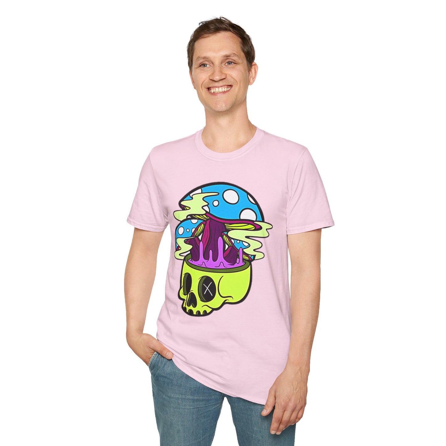 Skull Tee Shirt, Skeleton Shirt, Shirt with Skull, Shirt with Skeleton
