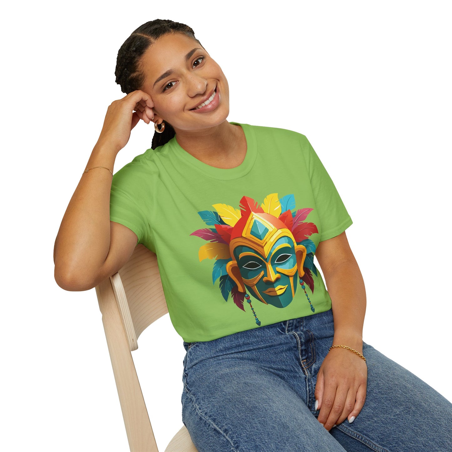 Mask Tee Shirt, Mask Shirt, Shirt with Mask, Masquerade Tees