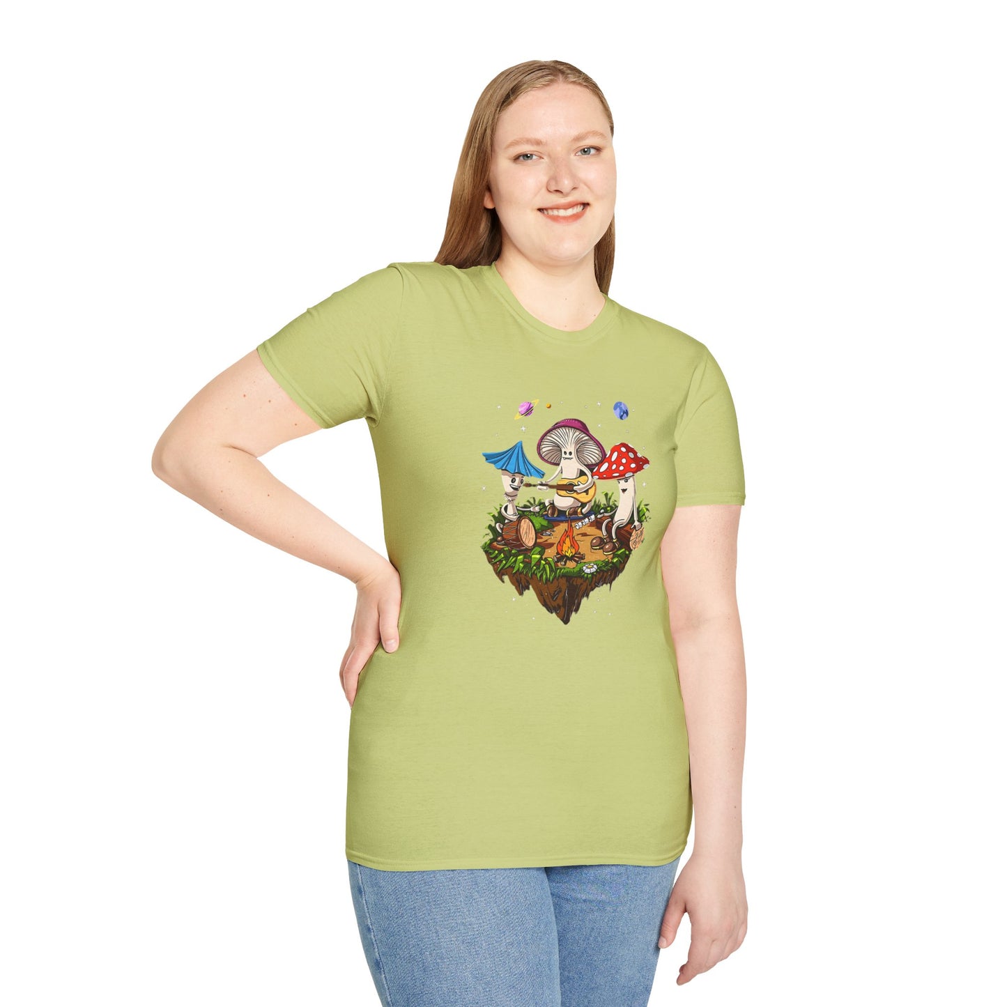 Mashroom Tee Shirt, Mashroom Shirt, Shirt with Funny Mashroom, Shirt with Fungus