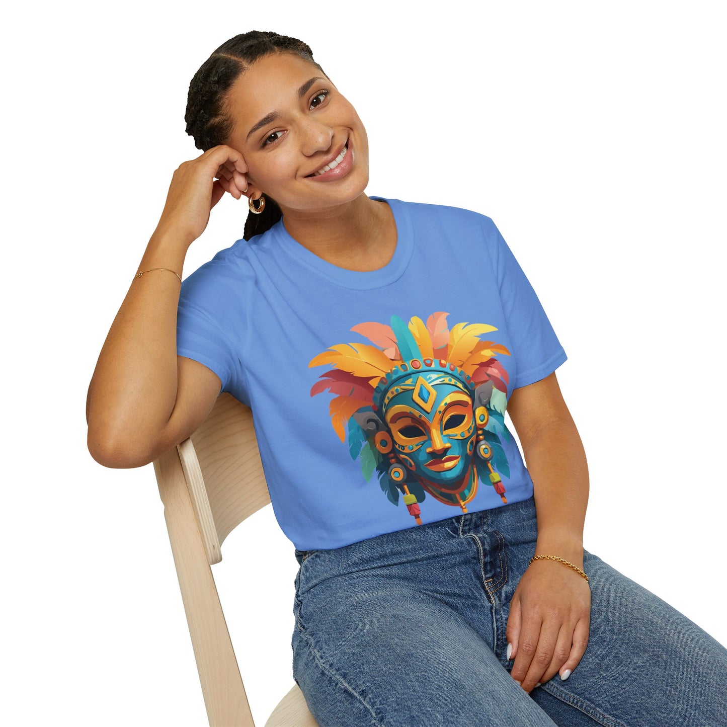 Mask Tee Shirt, Mask Shirt, Shirt with Mask, Masquerade Tees