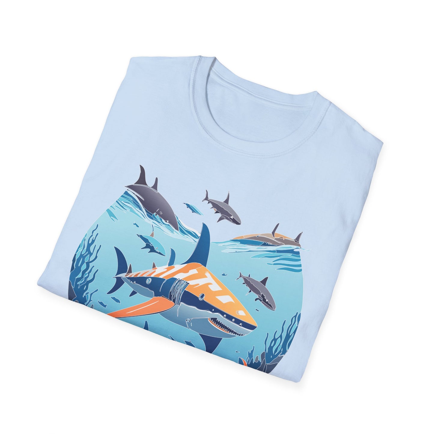 Ocean Tee Shirt, Ocean Shirt, Shirt with Ocean, U boat Tees, Shirt with U-Boat