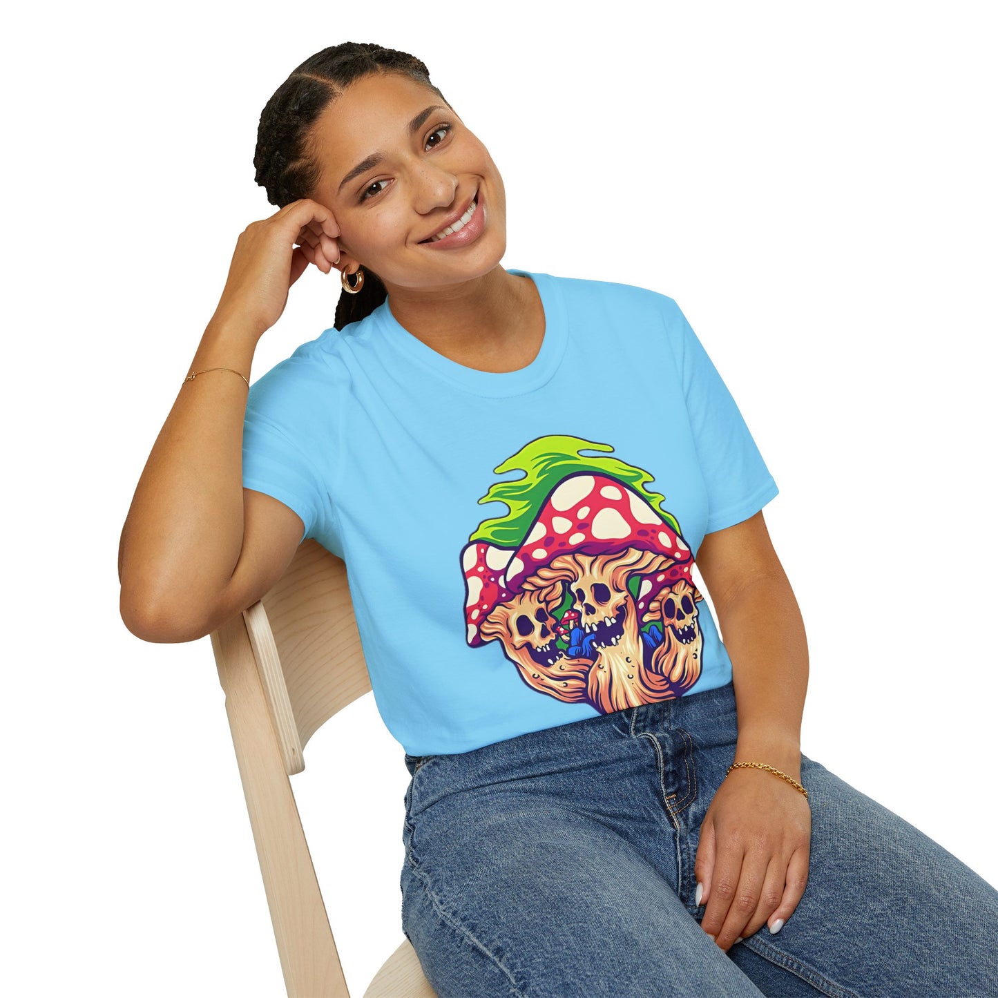 Mashroom Tee Shirt, Mashroom Shirt, Shirt with Funny Mashroom, Shirt with Fungus