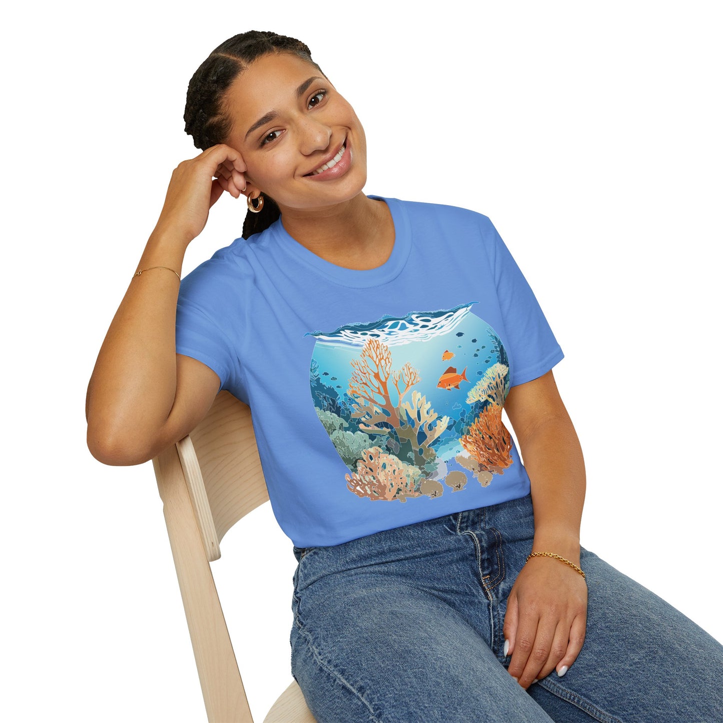 Ocean Tee Shirt, Ocean Shirt, Shirt with Ocean, U boat Tees, Shirt with U-Boat