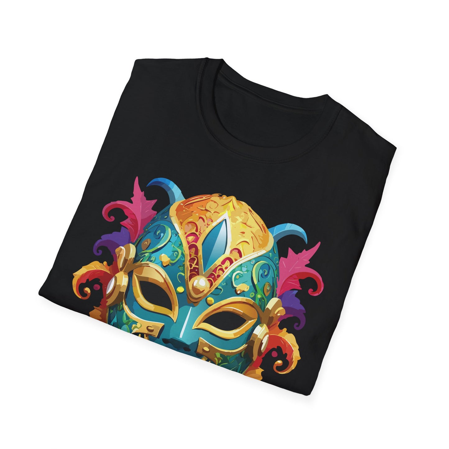 Mask Tee Shirt, Mask Shirt, Shirt with Mask, Masquerade Tees