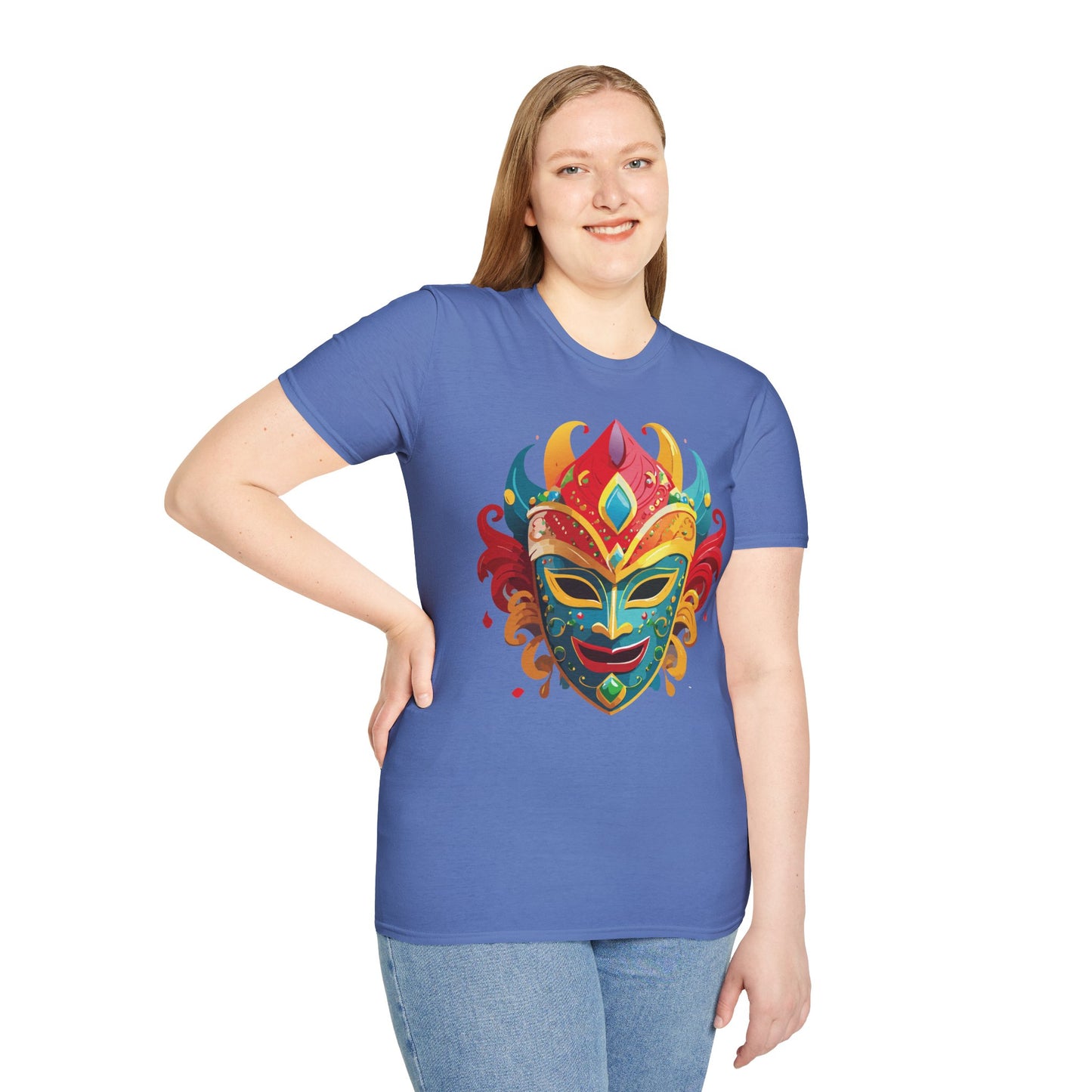 Mask Tee Shirt, Mask Shirt, Shirt with Mask, Masquerade Tees