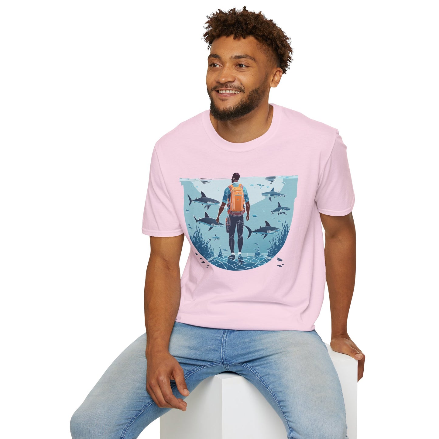 Ocean Tee Shirt, Ocean Shirt, Shirt with Ocean, U boat Tees, Shirt with U-Boat