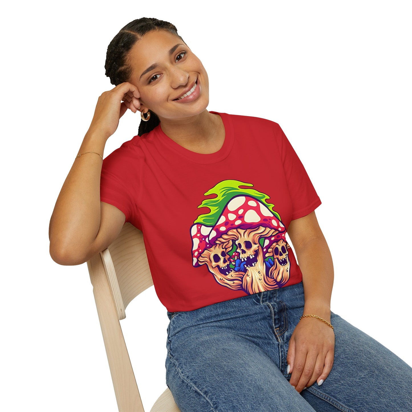 Mashroom Tee Shirt, Mashroom Shirt, Shirt with Funny Mashroom, Shirt with Fungus