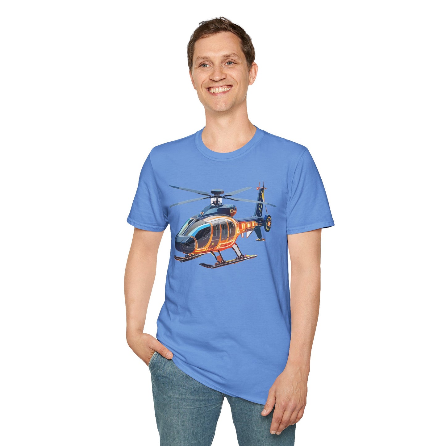 Chopper Shirt, Helicopter Shirt, Shirt with Helicopter, T Shirt with Chopper