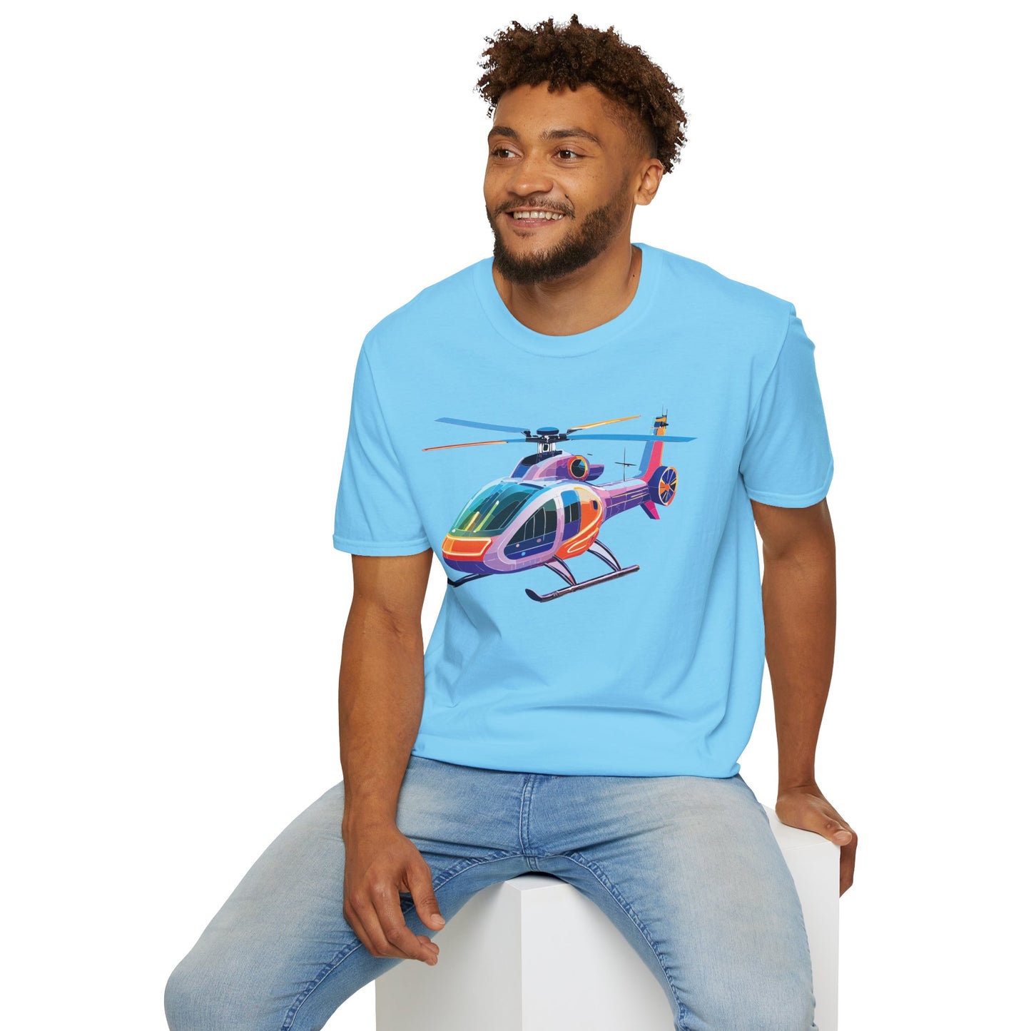Chopper Shirt, Helicopter Shirt, Shirt with Helicopter, T Shirt with Chopper