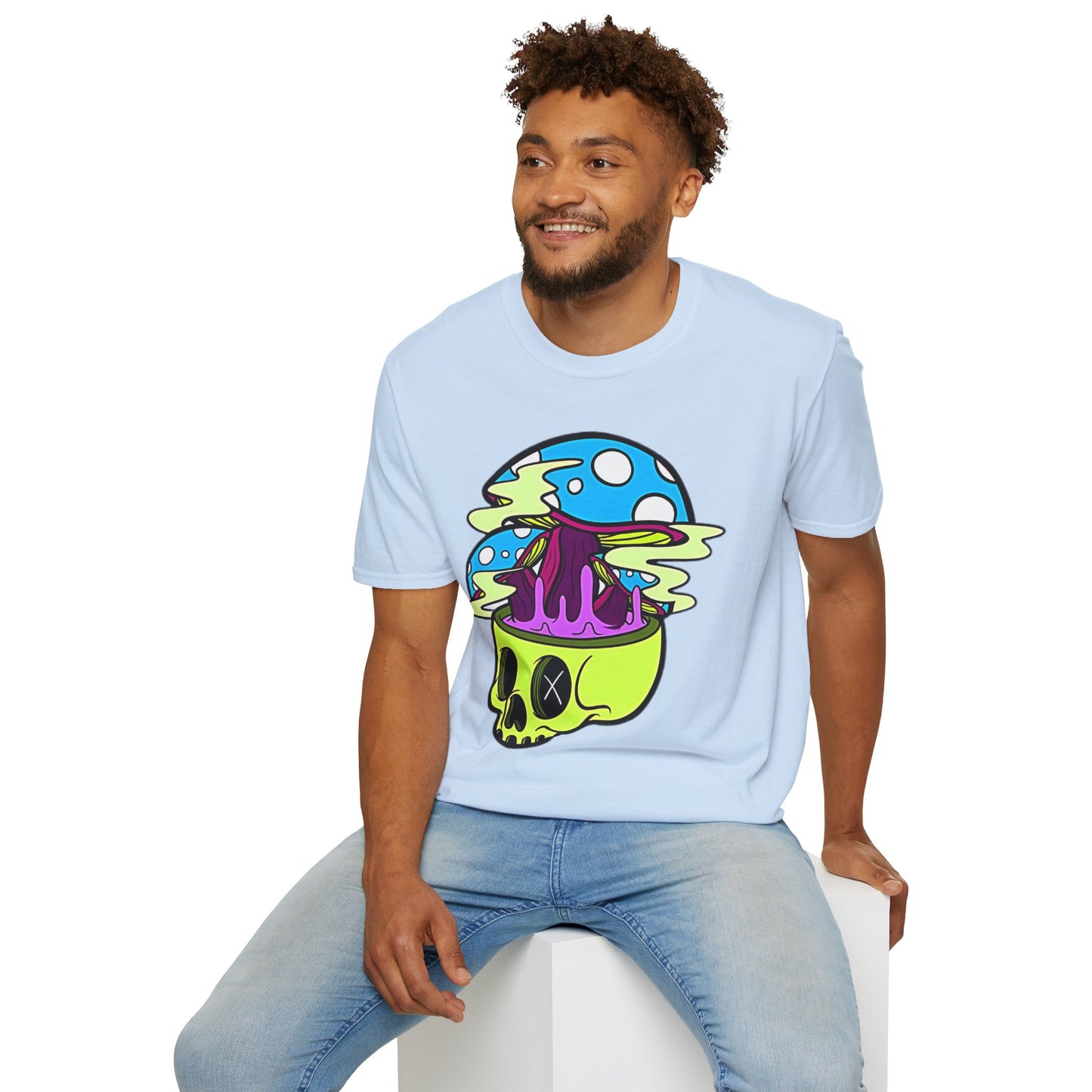 Skull Tee Shirt, Skeleton Shirt, Shirt with Skull, Shirt with Skeleton