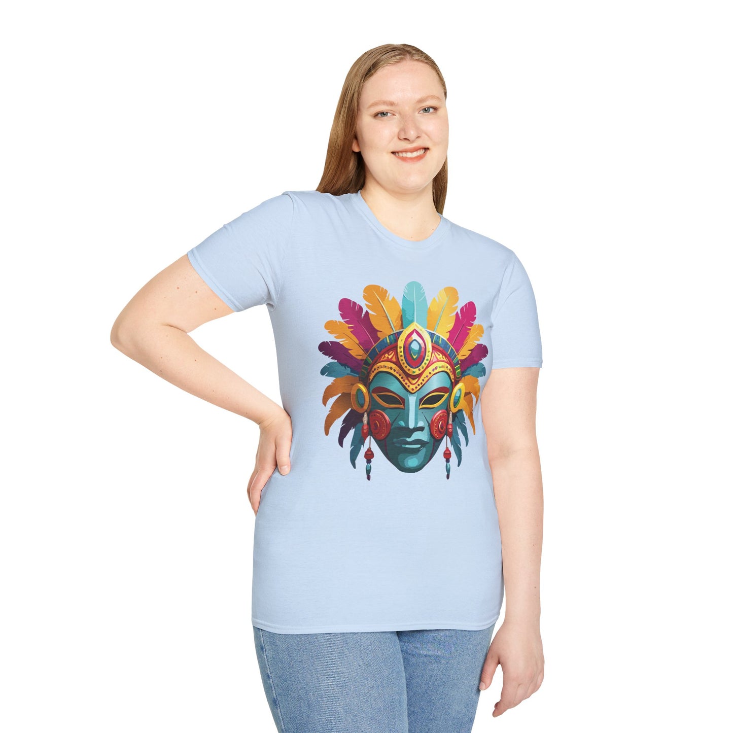 Mask Tee Shirt, Mask Shirt, Shirt with Mask, Masquerade Tees