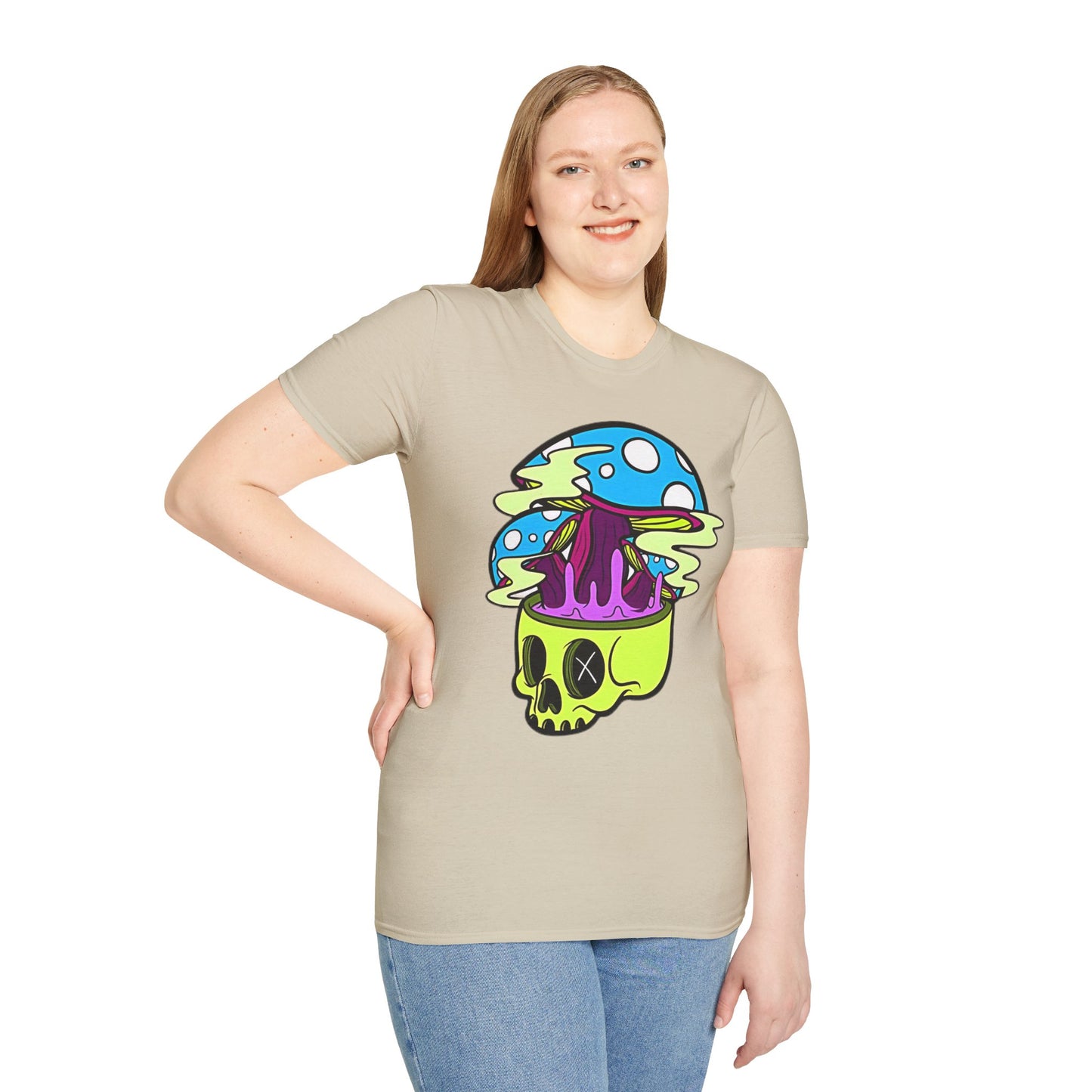 Skull Tee Shirt, Skeleton Shirt, Shirt with Skull, Shirt with Skeleton