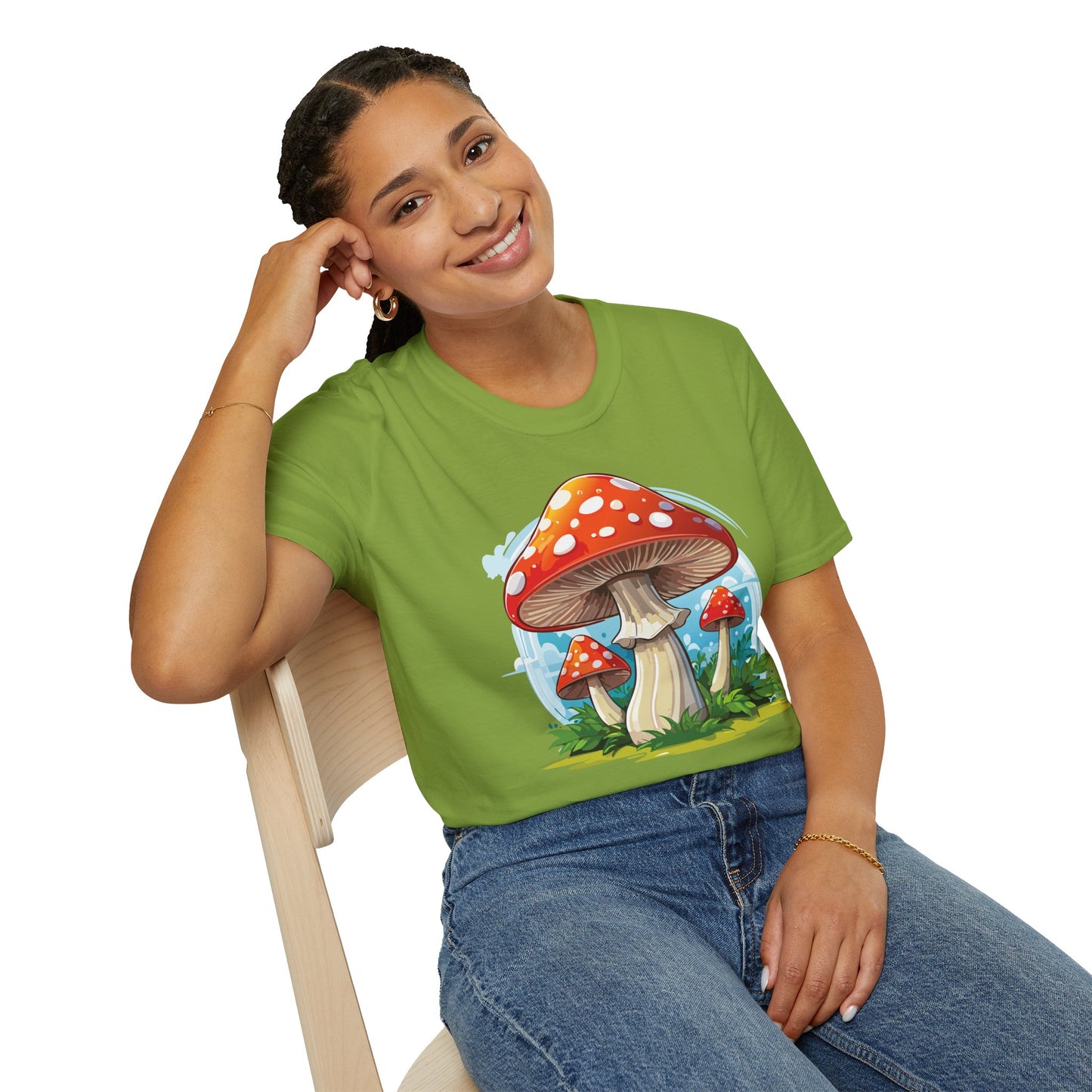 Mashroom Tee Shirt, Mashroom Shirt, Shirt with Funny Mashroom, Shirt with Fungus