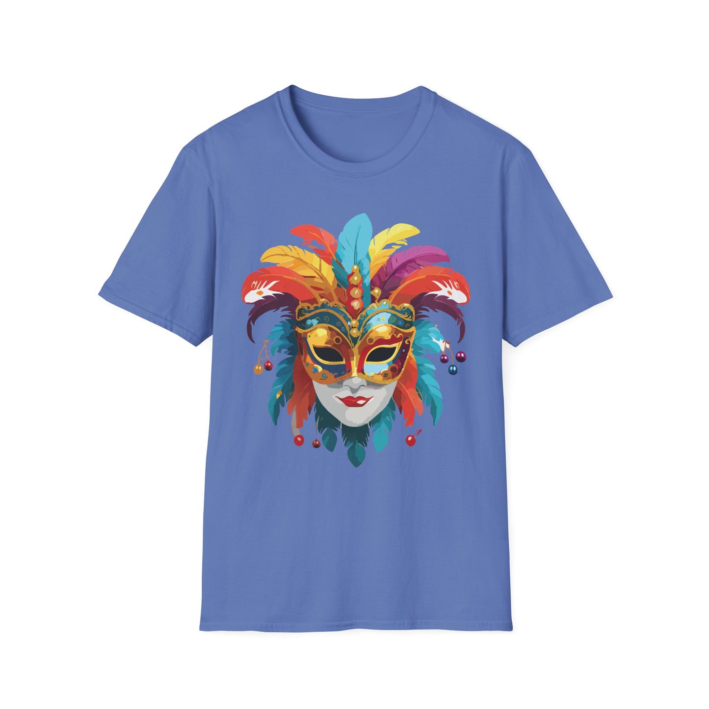 Mask Tee Shirt, Mask Shirt, Shirt with Mask, Masquerade Tees