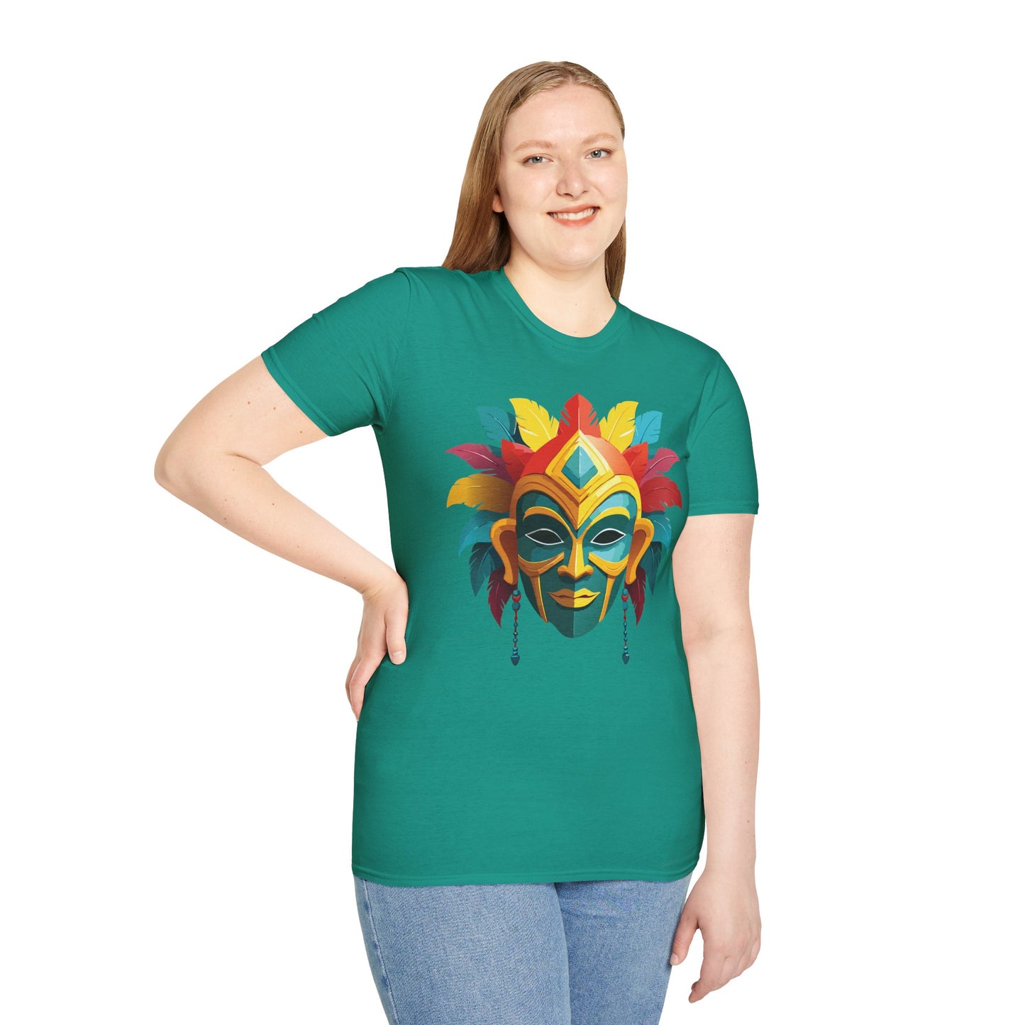 Mask Tee Shirt, Mask Shirt, Shirt with Mask, Masquerade Tees