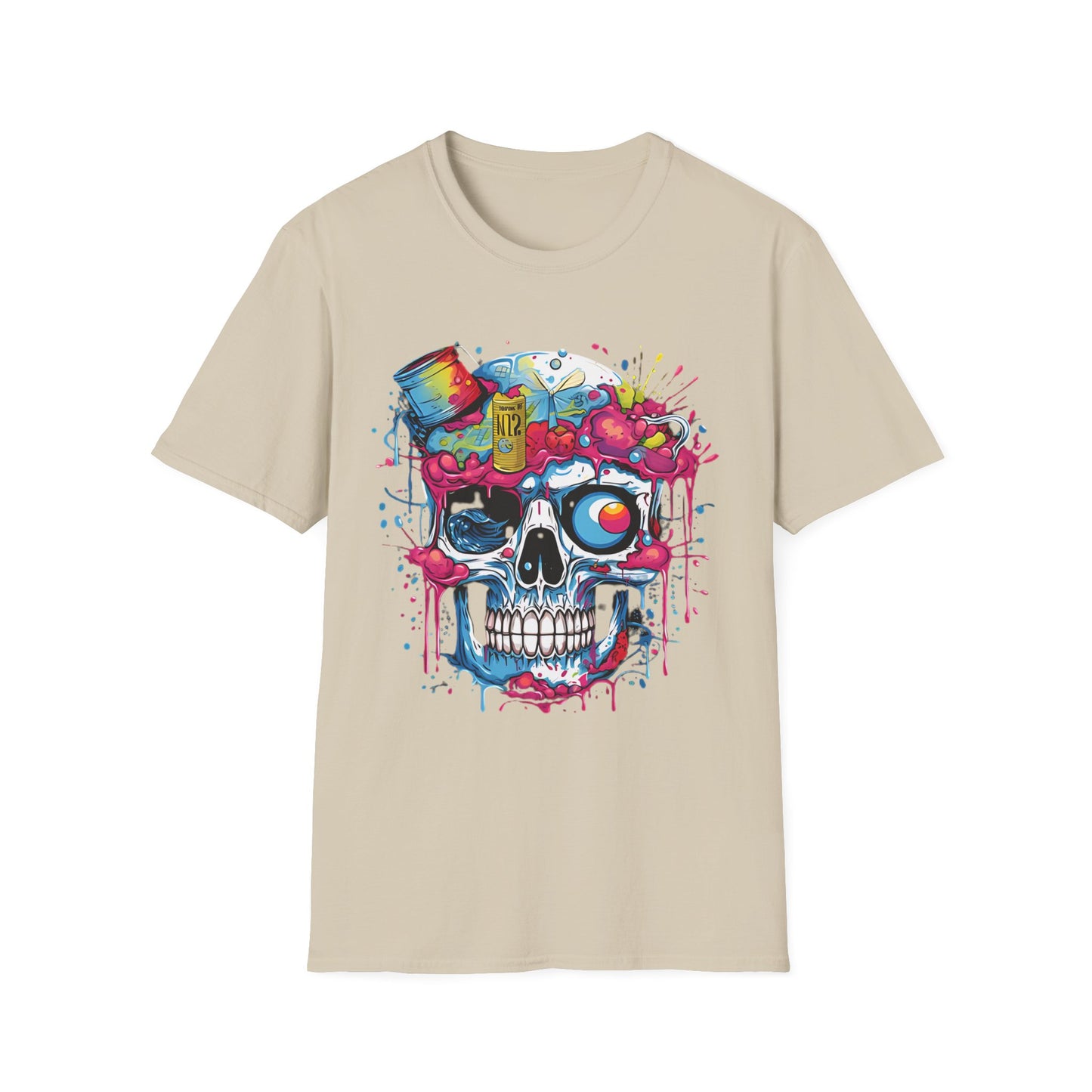 Skull Tee Shirt, Skeleton Shirt, Shirt with Skull, Shirt with Skeleton