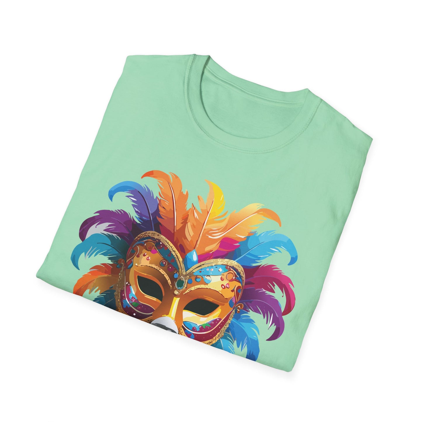 Mask Tee Shirt, Mask Shirt, Shirt with Mask, Masquerade Tees