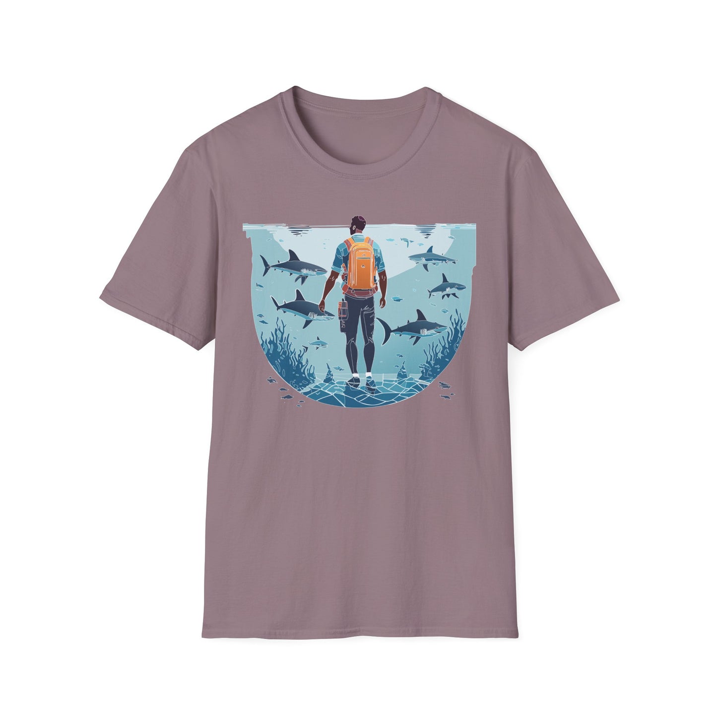 Ocean Tee Shirt, Ocean Shirt, Shirt with Ocean, U boat Tees, Shirt with U-Boat
