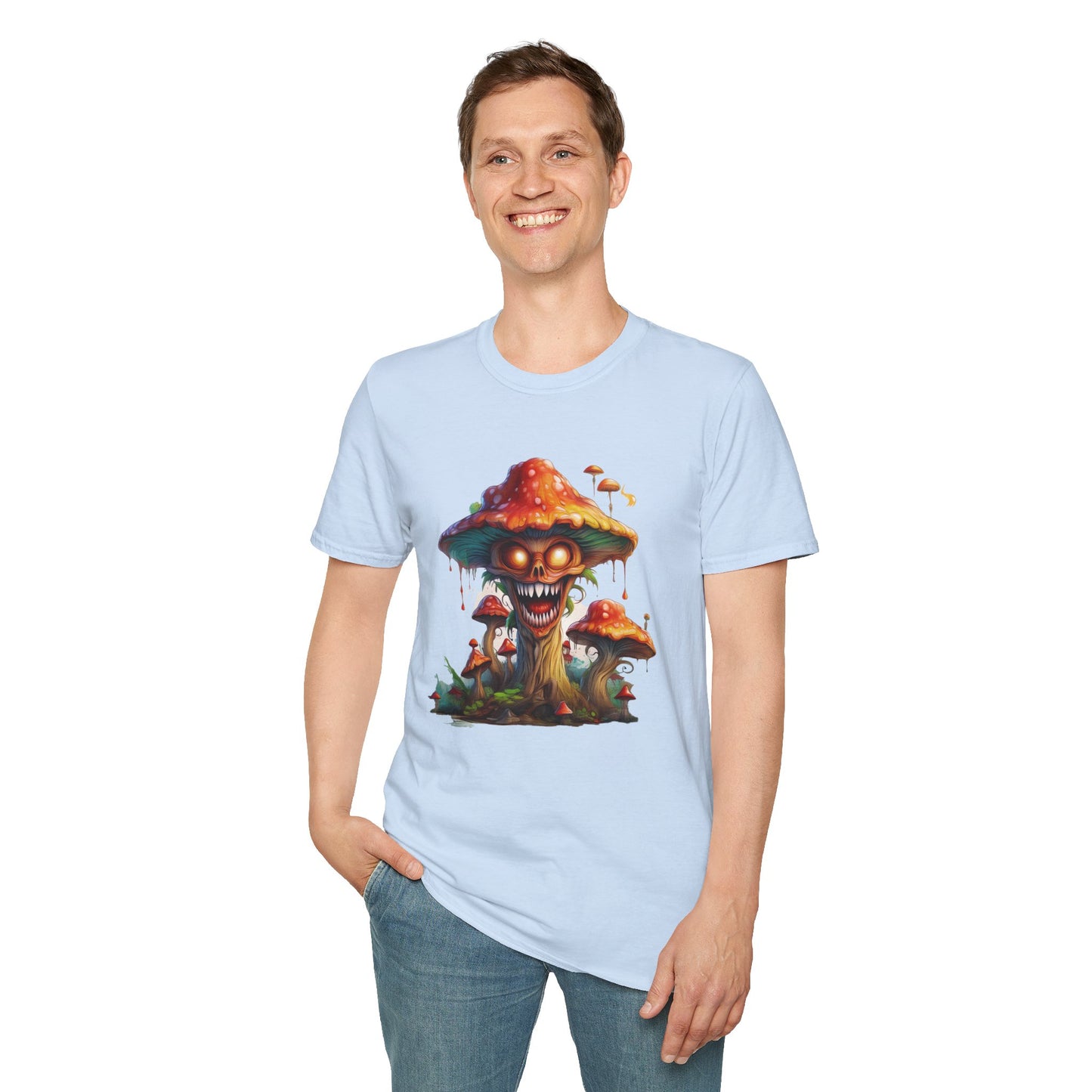 Mashroom Tee Shirt, Mashroom Shirt, Shirt with Funny Mashroom, Shirt with Fungus