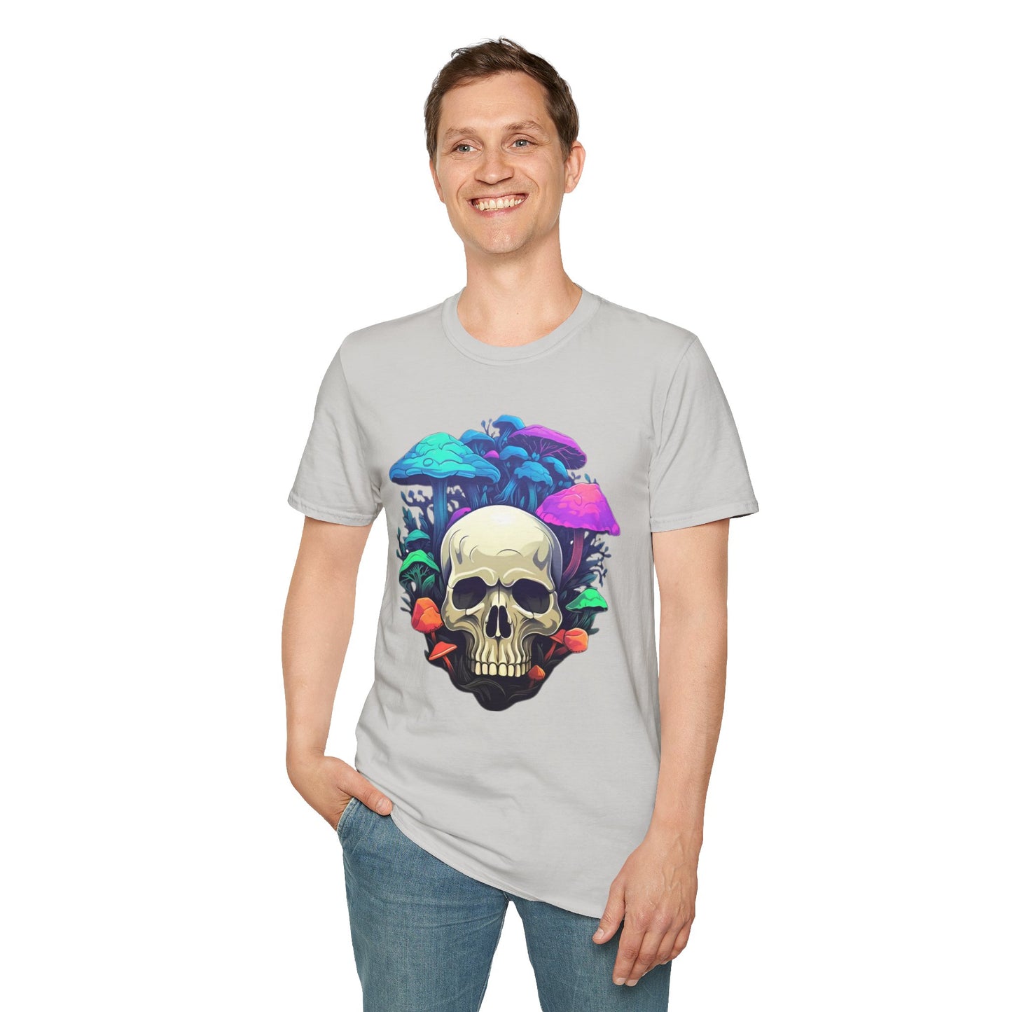 Skull Tee Shirt, Skeleton Shirt, Shirt with Skull, Shirt with Skeleton